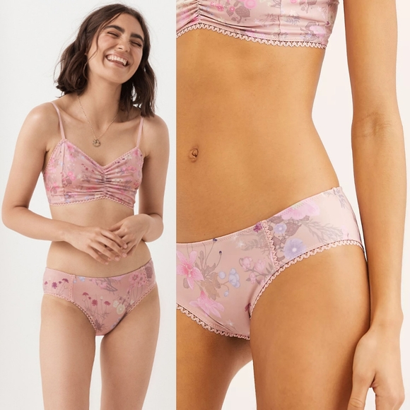 New spell designs wild bloom bralette bra blush S - Picture 3 of 16